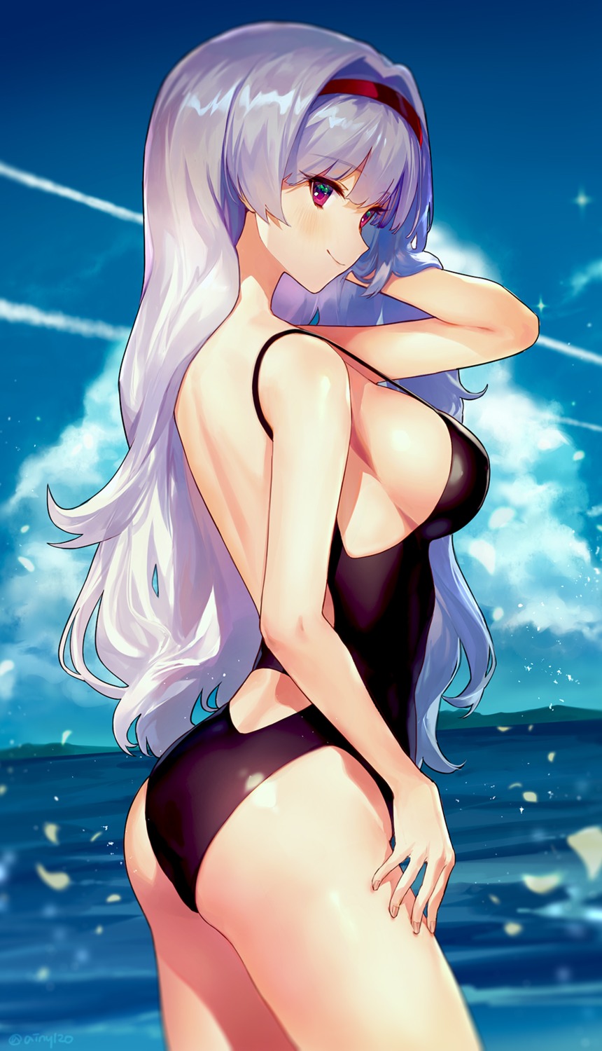 ainy ass shijou_takane swimsuits the_idolm@ster
