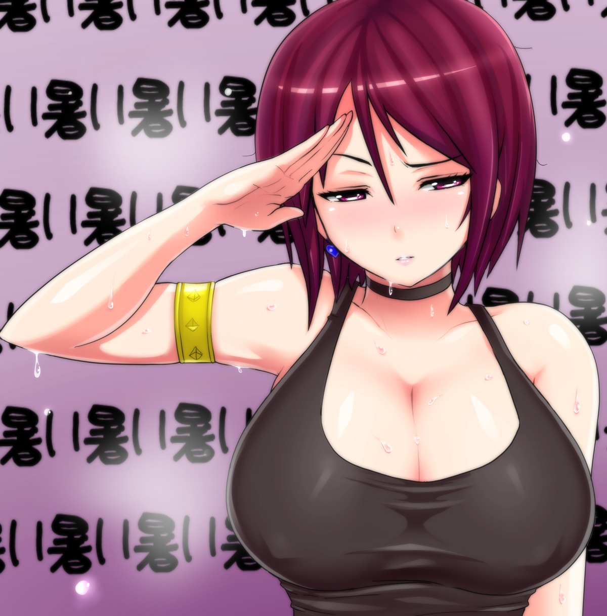 cleavage erect_nipples king_of_fighters okyou wet whip_(kof)