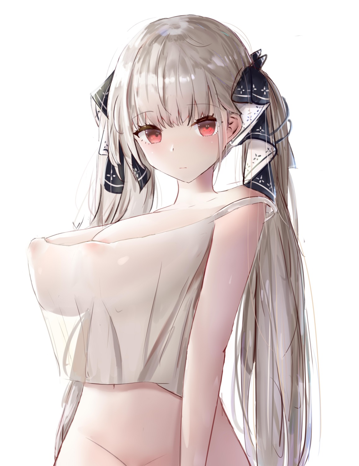 areola azur_lane formidable_(azur_lane) lingerie lshiki see_through sketch