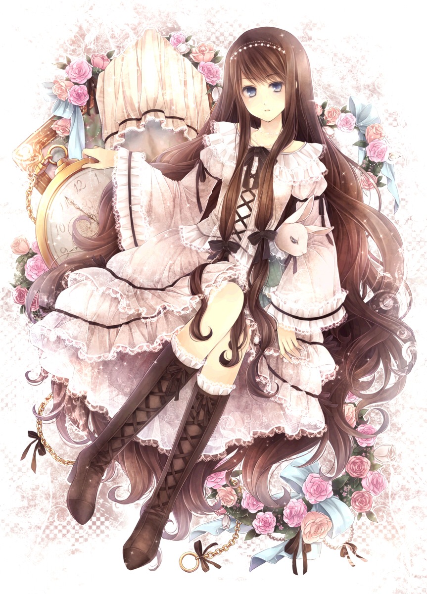 dress gothic_lolita hagiwara_rin lolita_fashion