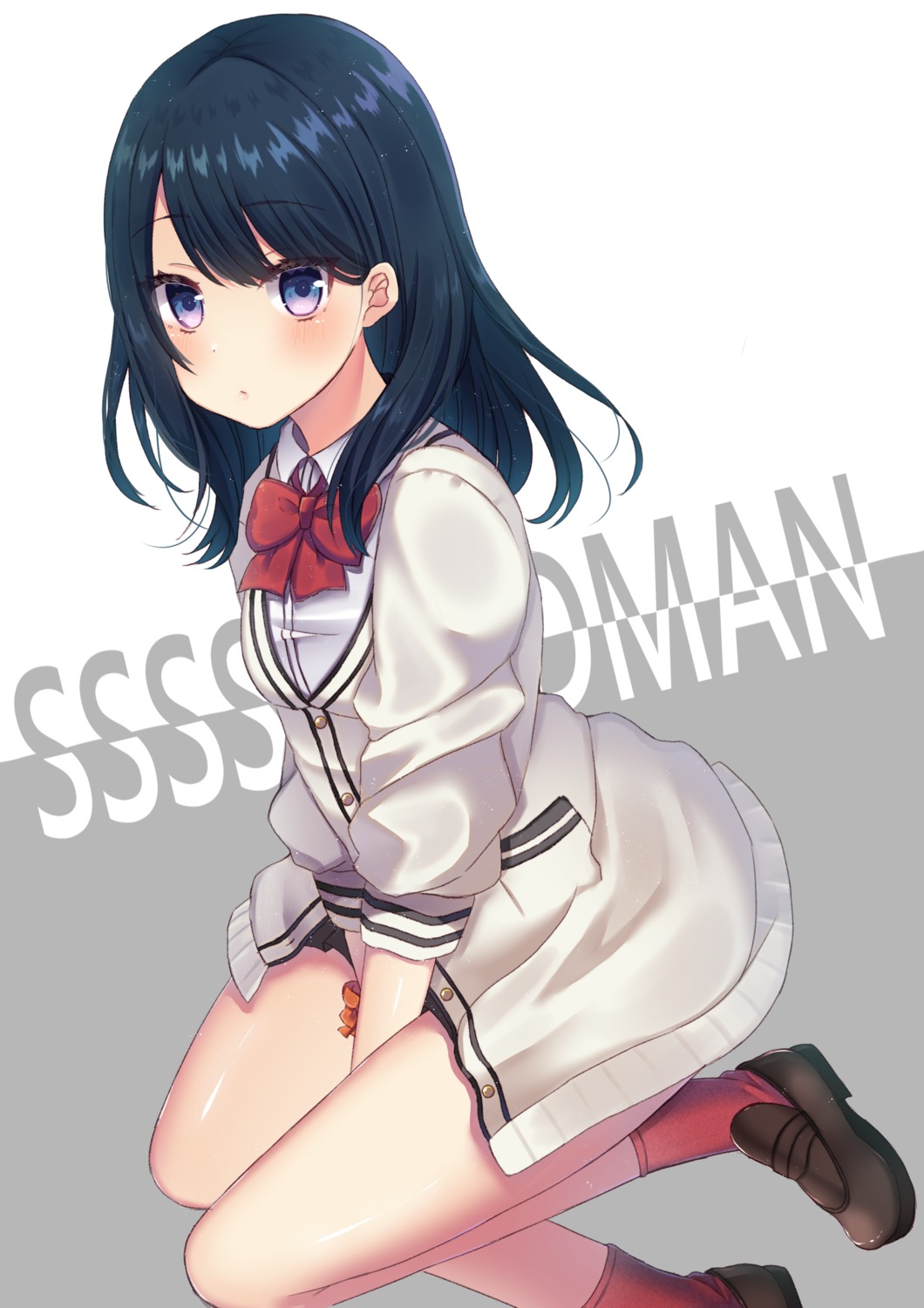 seifuku ssss.gridman sweater takarada_rikka utasen_chiki