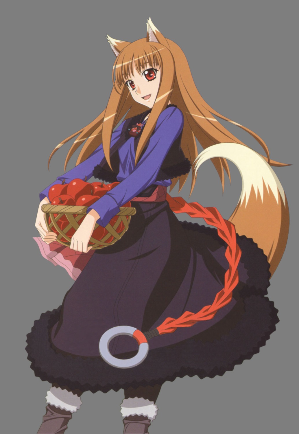 animal_ears holo spice_and_wolf tail transparent_png