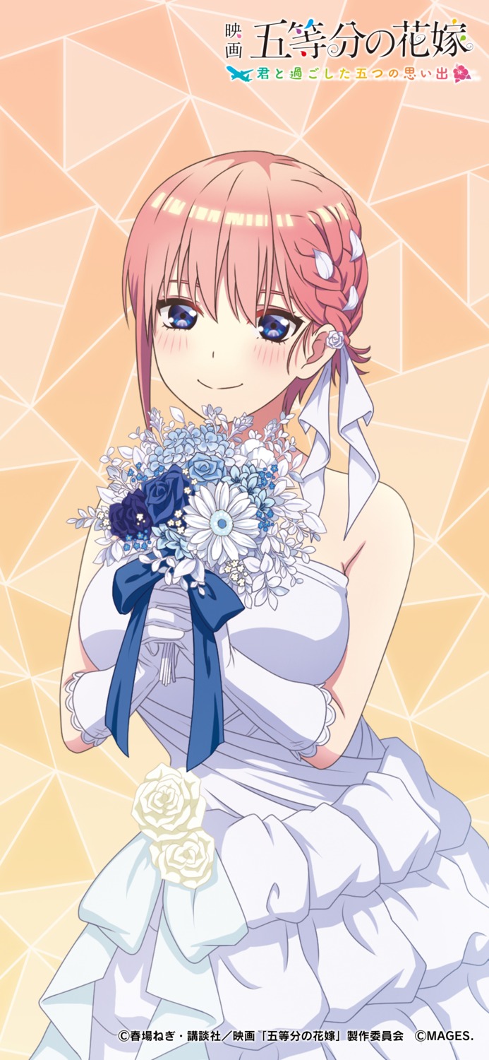 5-toubun_no_hanayome dress nakano_ichika tagme wedding_dress