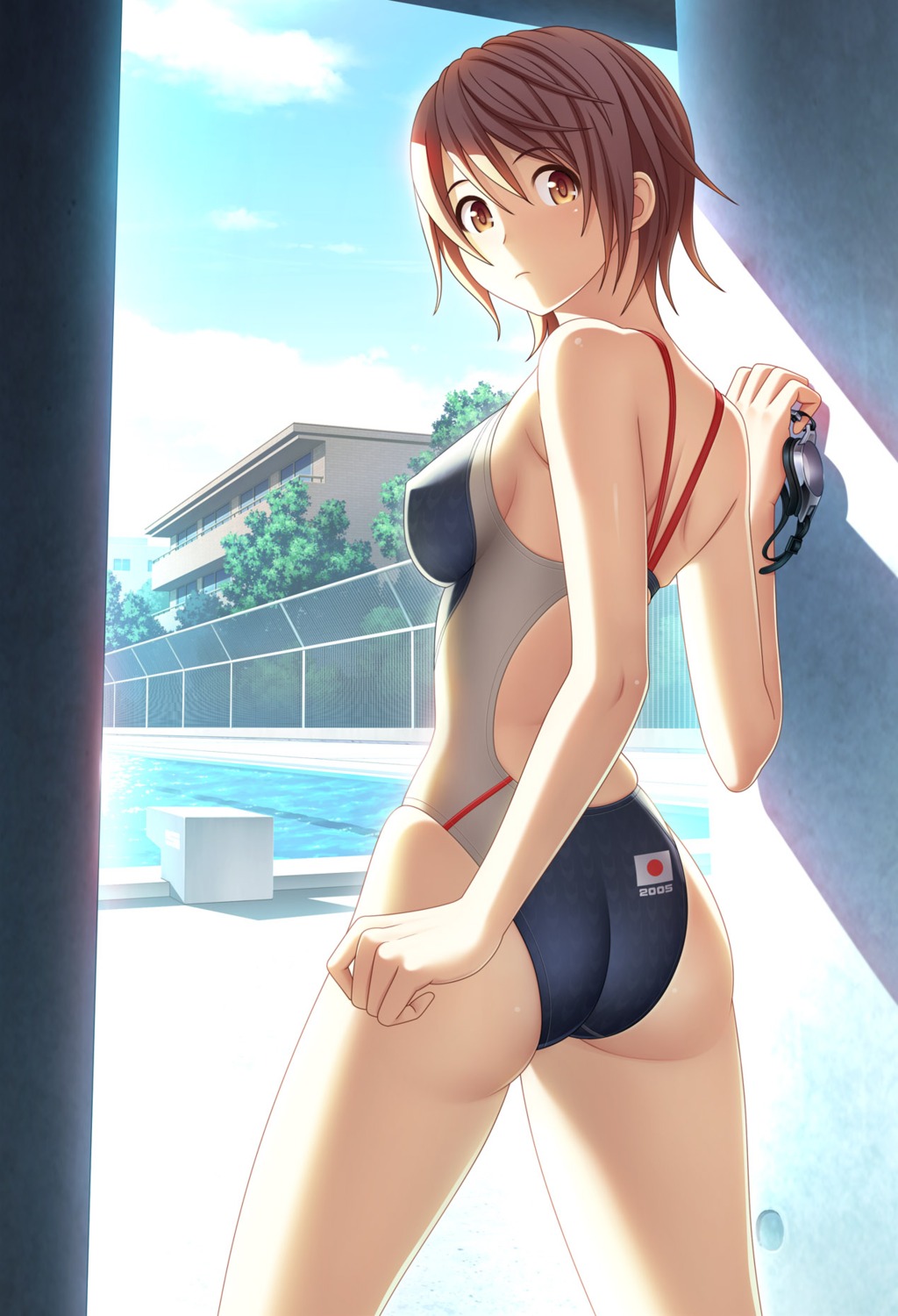 ass kuri_(kurigohan) swimsuits