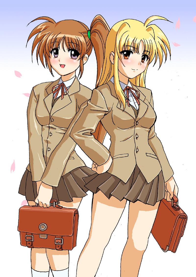 fate_testarossa mahou_shoujo_lyrical_nanoha mahou_shoujo_lyrical_nanoha_a's takamachi_nanoha