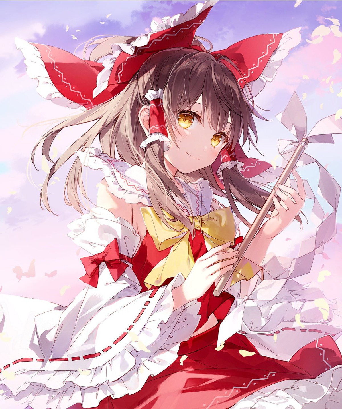 hakurei_reimu miko mochizuki_shiina touhou