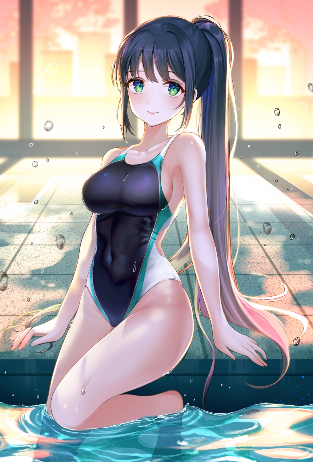 foka_(beginner) swimsuits wet