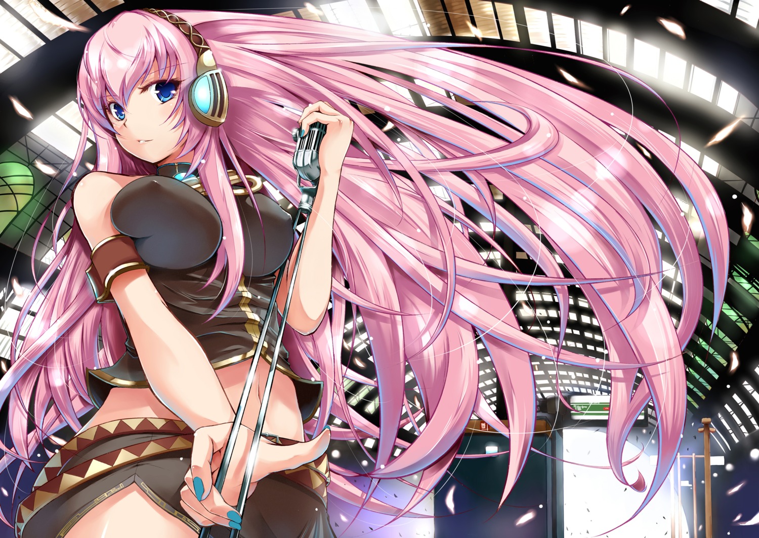 erect_nipples megurine_luka vocaloid yuki_mizore