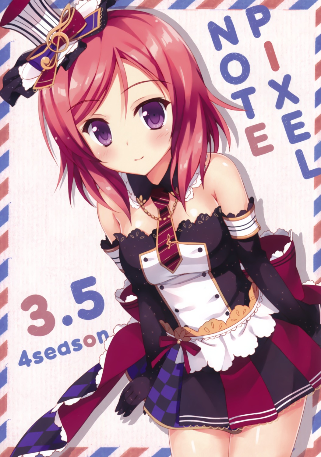 4season dress love_live! nishikino_maki saeki_nao