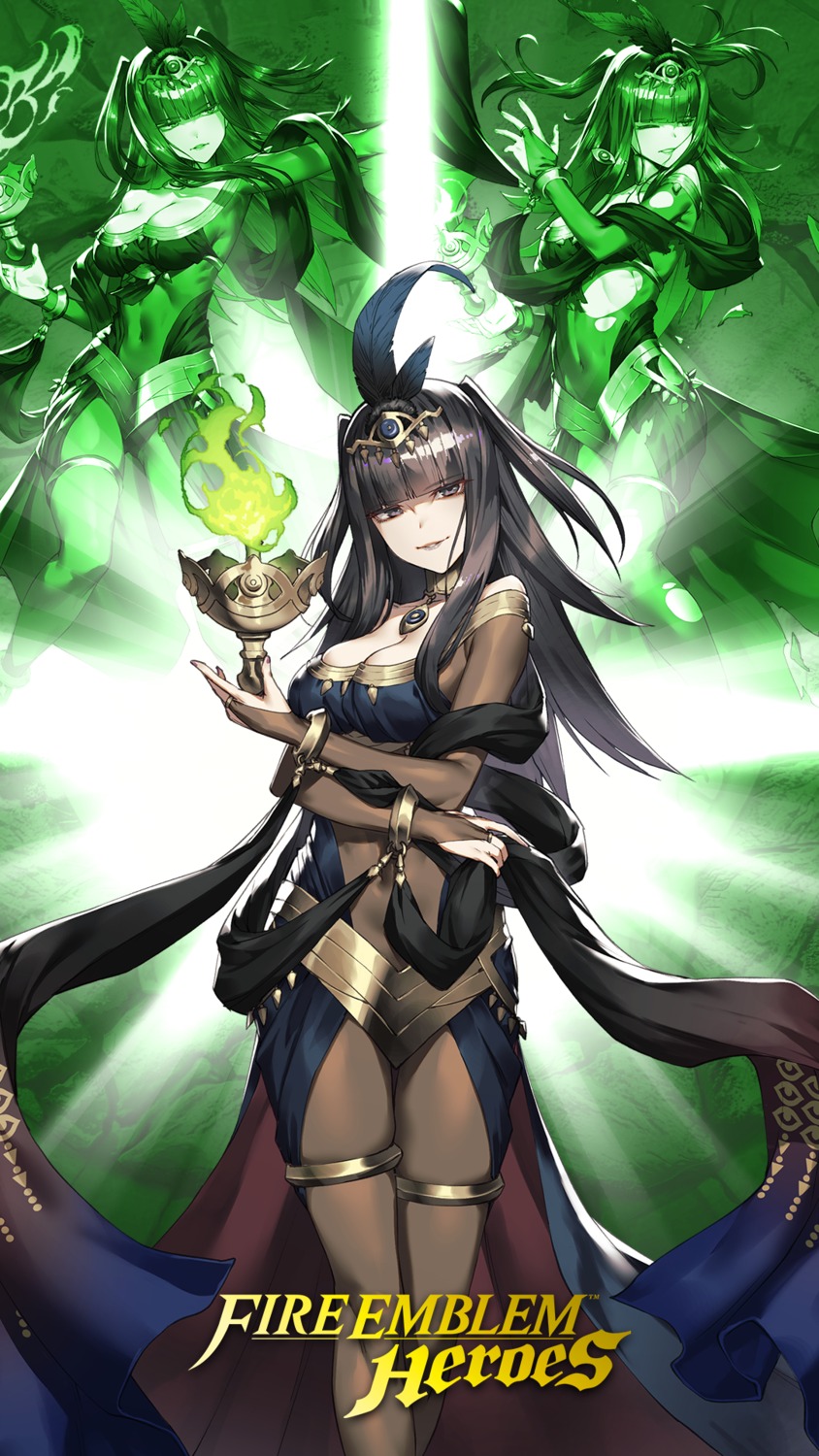 bodysuit chyko7080 cleavage fire_emblem fire_emblem_kakusei garter nintendo see_through tharja torn_clothes