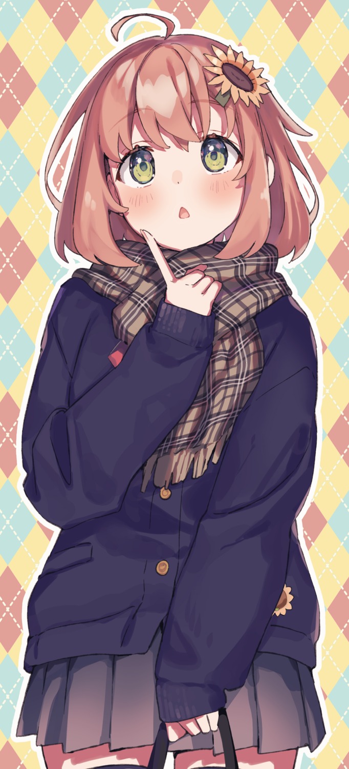 honma_himawari nana_yume87 nijisanji nijisanji_gamers seifuku sweater