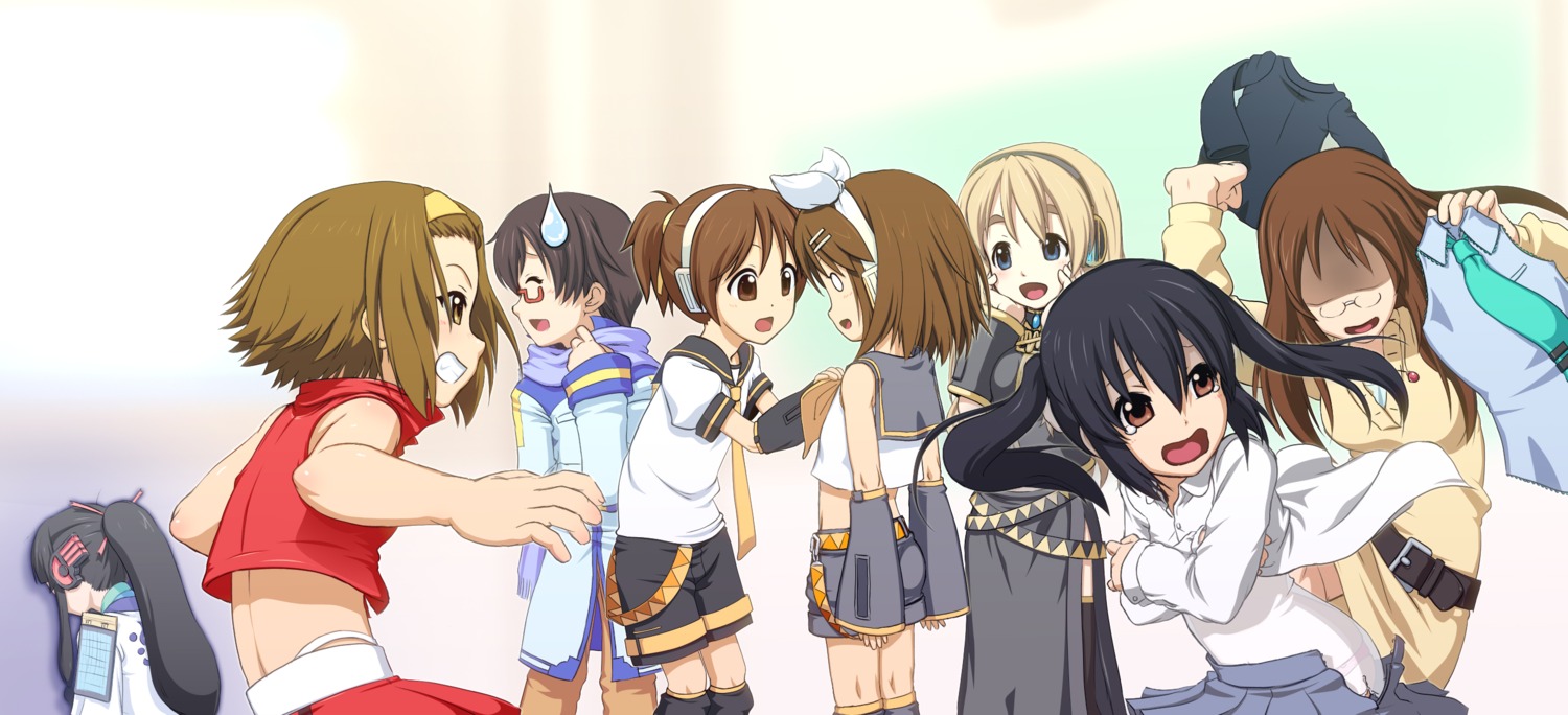 akiyama_mio cosplay hirasawa_ui hirasawa_yui k-on! kotobuki_tsumugi manabe_nodoka nakano_azusa tainaka_ritsu tam2 vocaloid yamanaka_sawako