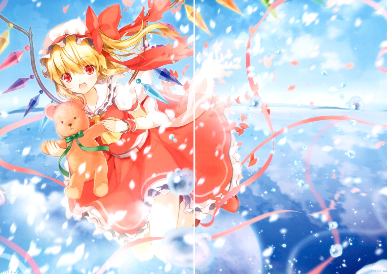 6u crease eternal_land flandre_scarlet touhou wings