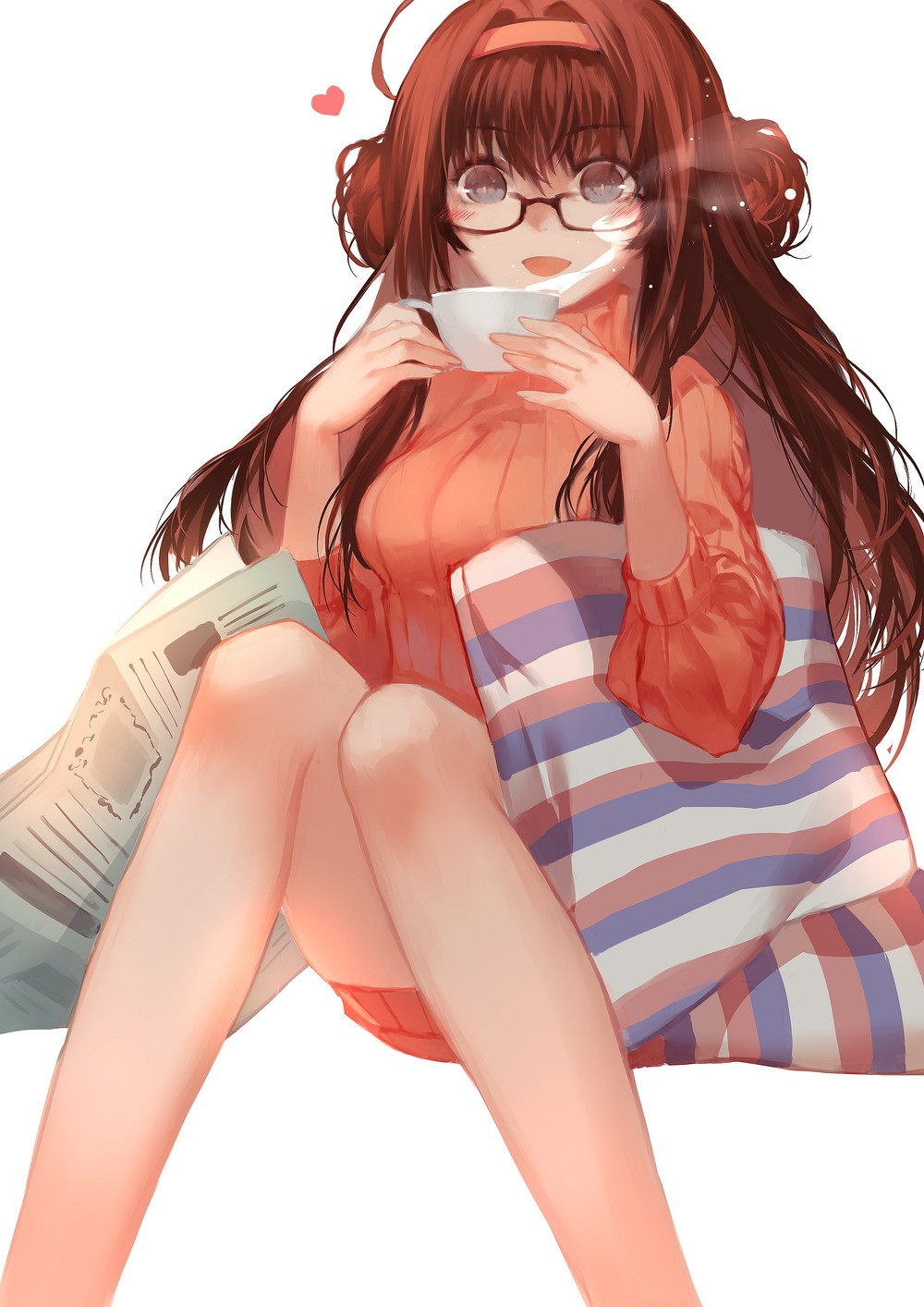 joseph_lee kantai_collection kongou_(kancolle) megane