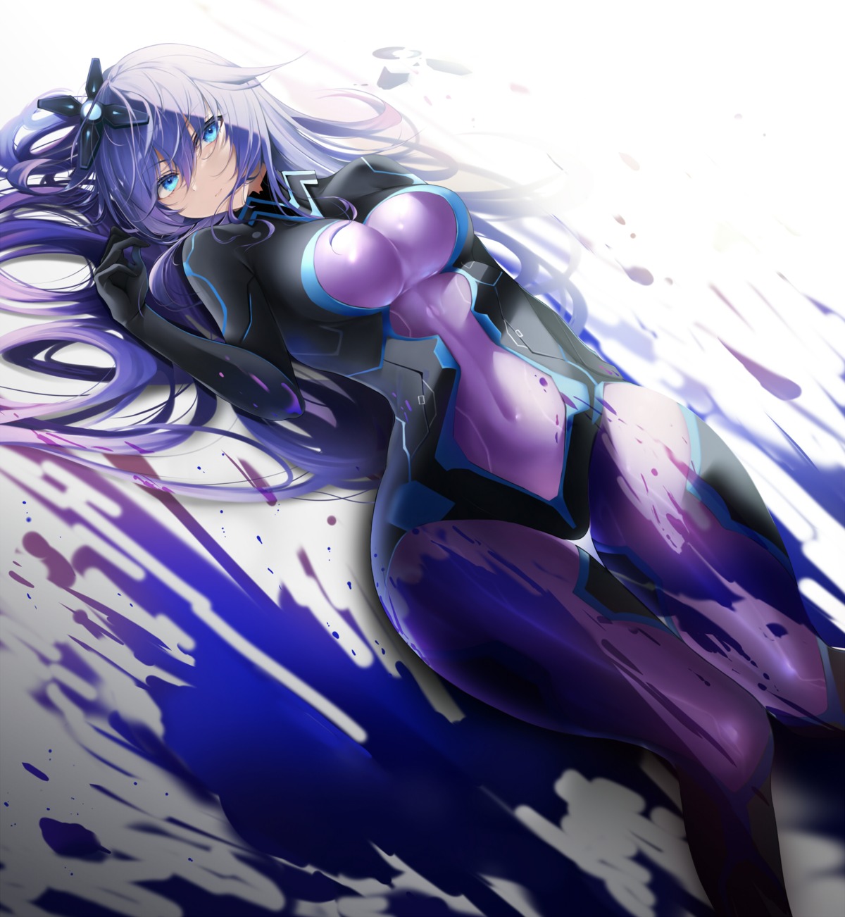 bodysuit choujigen_game_neptune purple_heart tagme