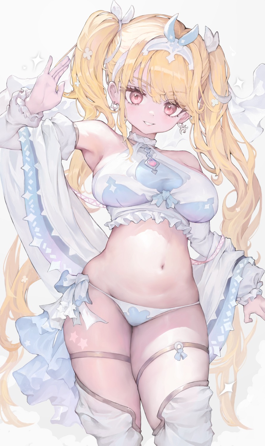 garter pantsu thighhighs voruvoru