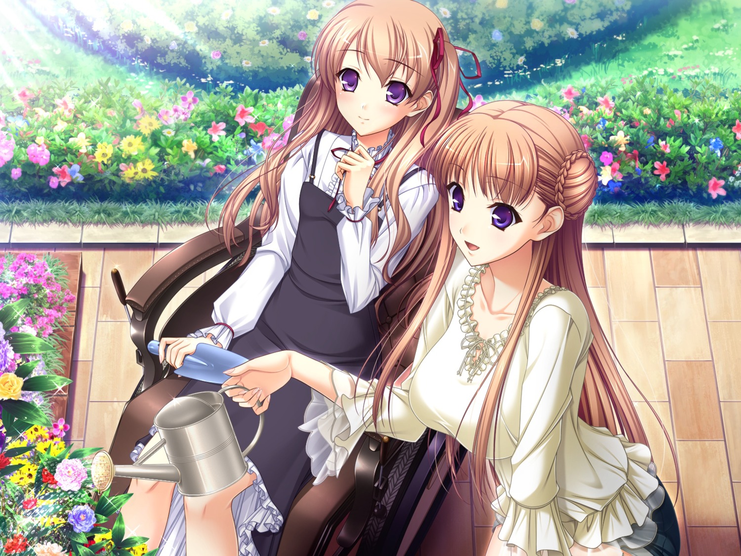 dress game_cg komori_kei mireille_marres_ascot noel_marres_ascot walkure_romanze walkure_romanze_re:tell