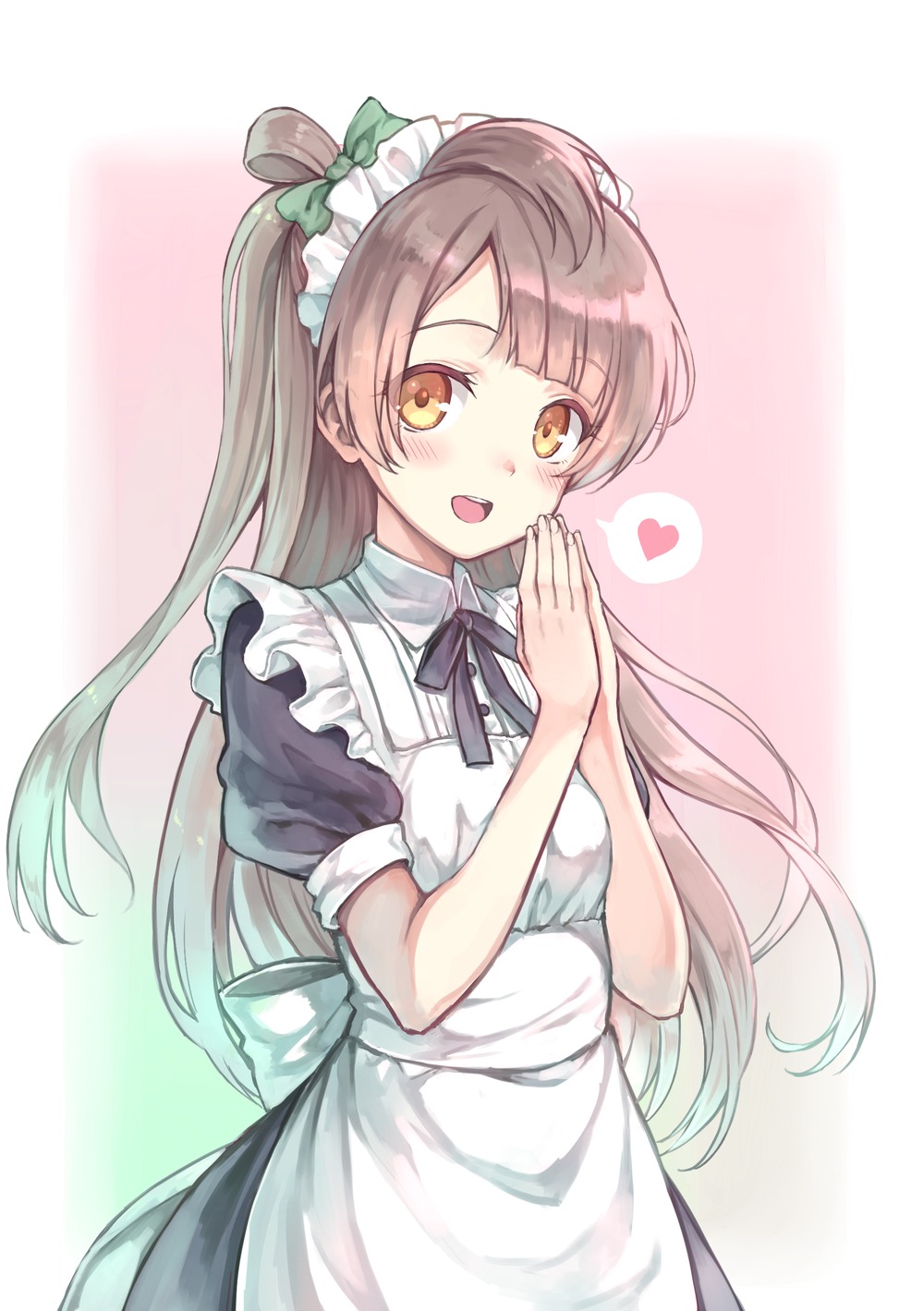 dress hiten love_live! maid minami_kotori