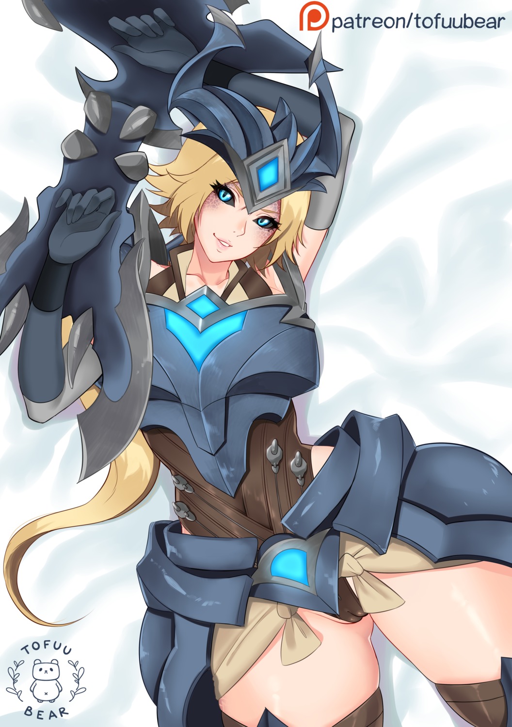 armor cameltoe league_of_legends leotard shyvana thighhighs tofuubear