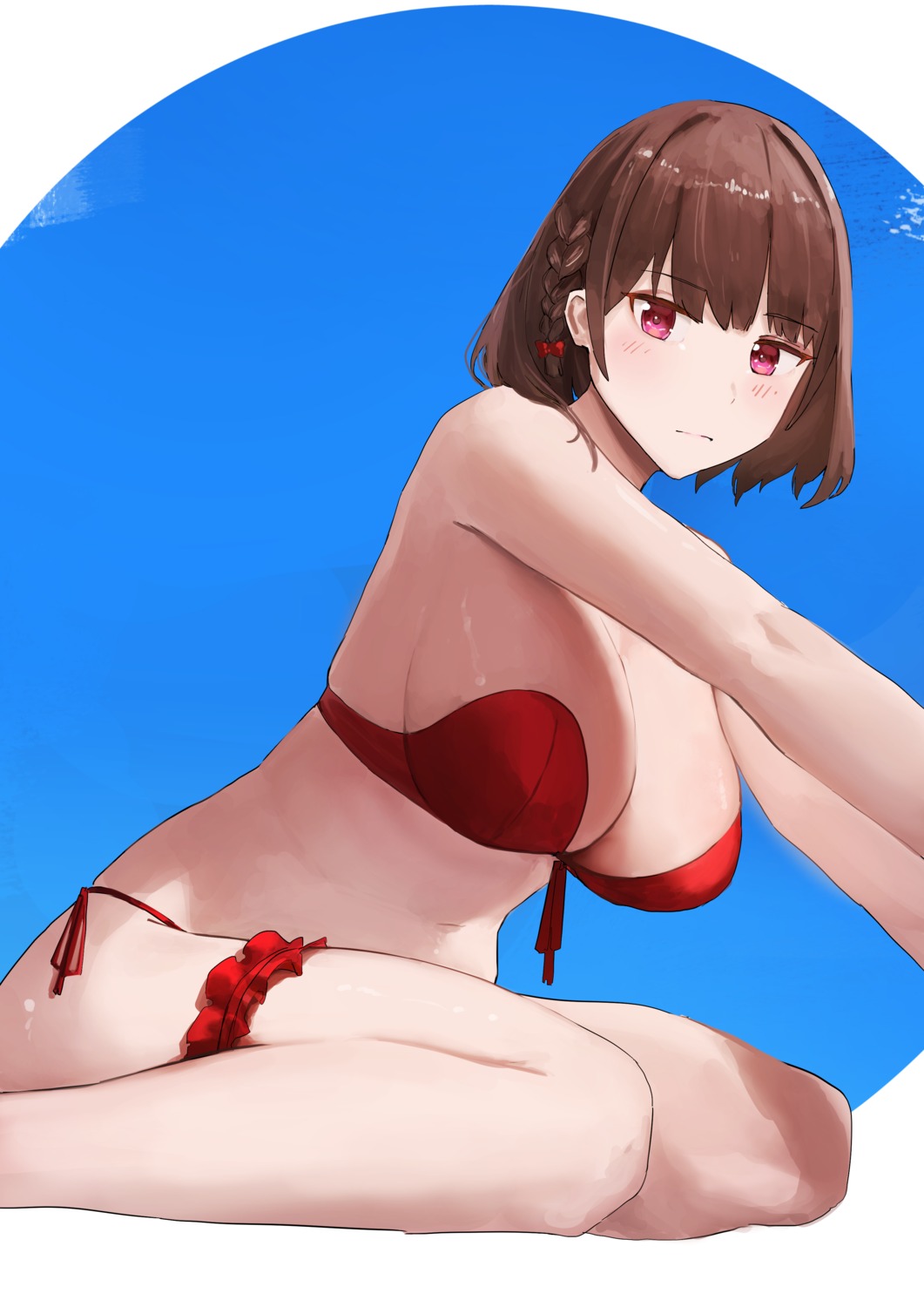 bikini garter matsukan_(dug_pile) swimsuits