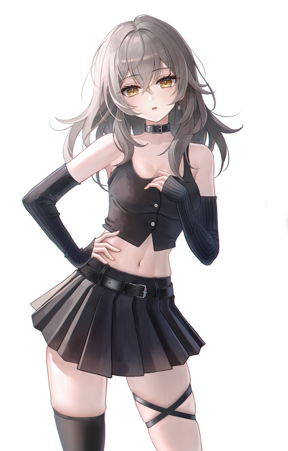 garter honkai:_star_rail poise stelle thighhighs