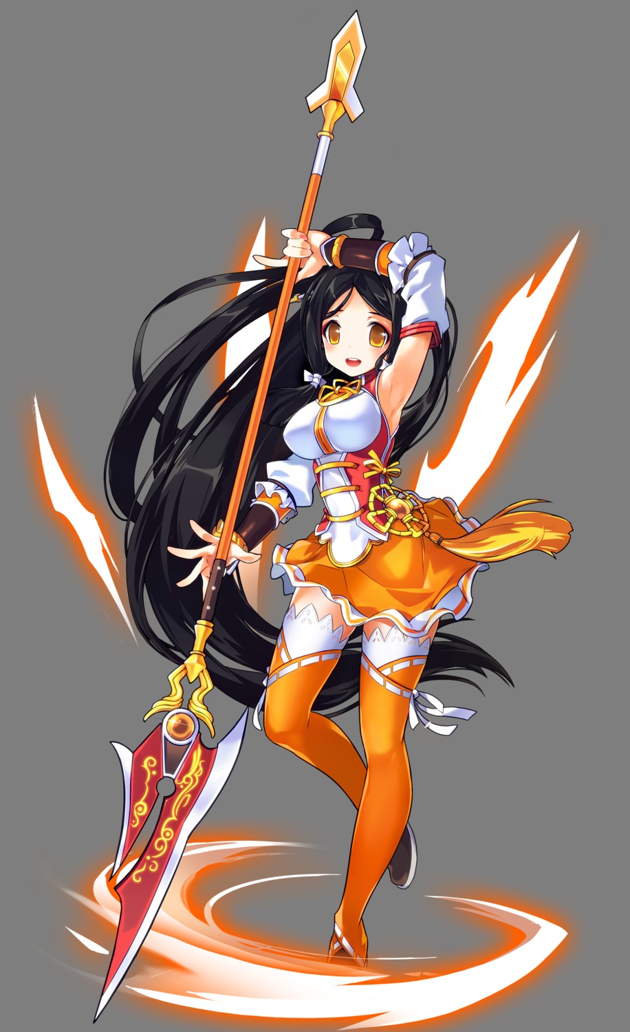 ara_haan elsword tagme thighhighs transparent_png weapon