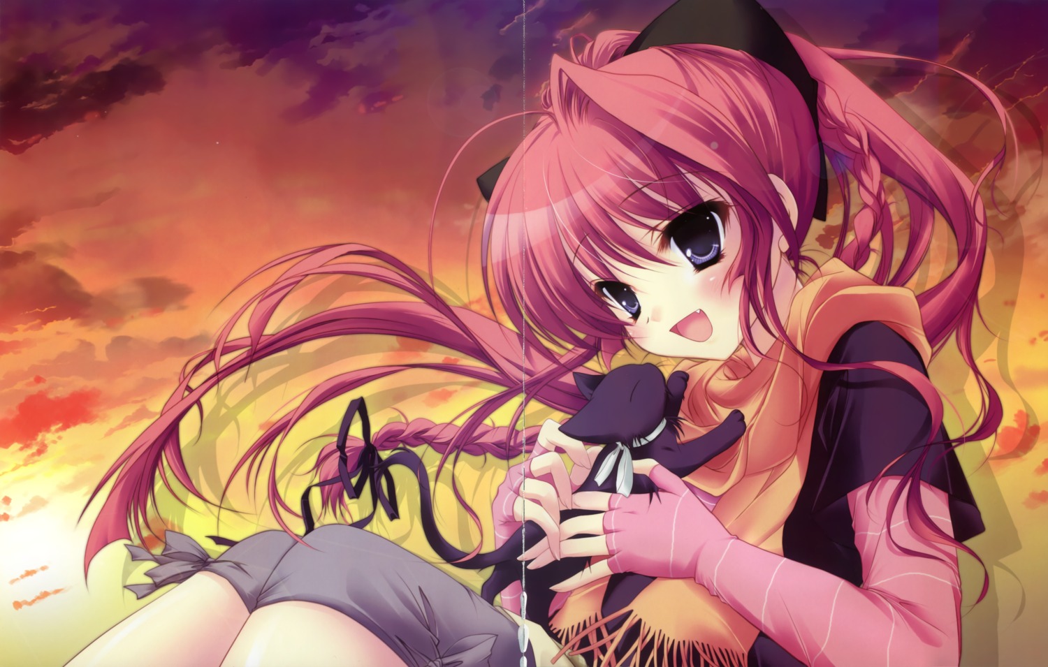 crease hisuitei inui_sana izumi_tsubasu mashiroiro_symphony neko