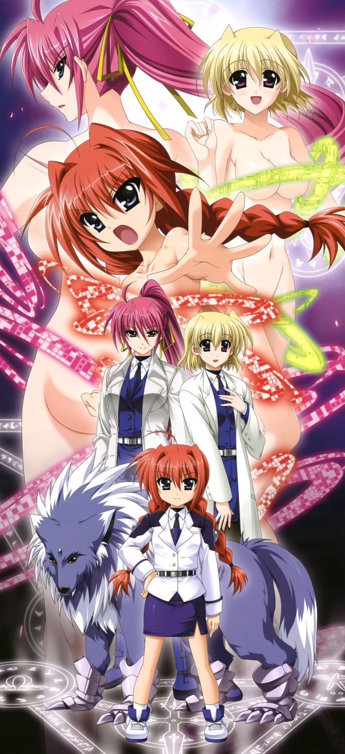 higa_yukari mahou_senki_lyrical_nanoha_force mahou_shoujo_lyrical_nanoha mahou_shoujo_lyrical_nanoha_a's mahou_shoujo_lyrical_nanoha_the_movie_2nd_a's naked shamal signum uniform vita zafira