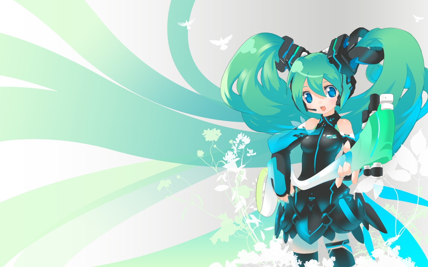 extvia hatsune_miku vocaloid wallpaper