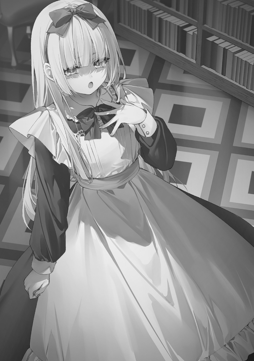 buta_no_liver_wa_kanetsu_shiro maid monochrome toosaka_asagi