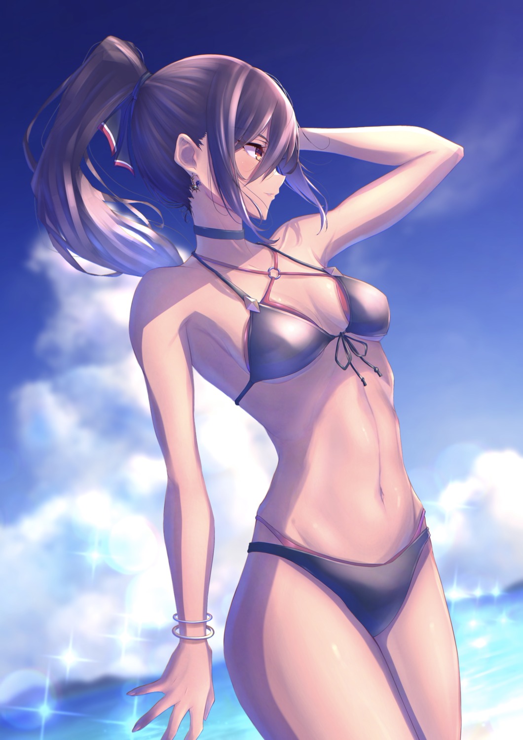 bikini hakusai_(hksicabb) swimsuits