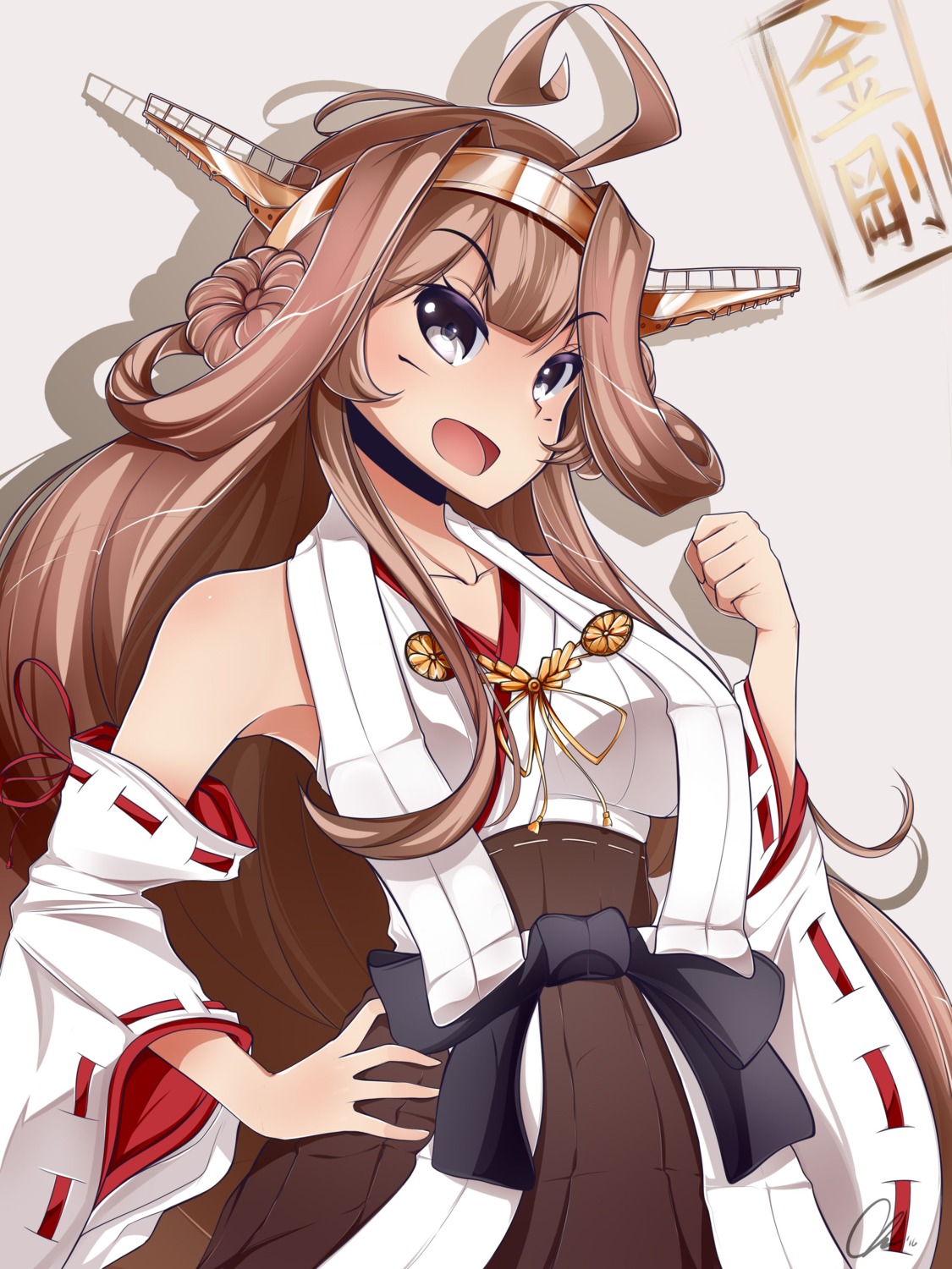 kanachirou kantai_collection kongou_(kancolle)