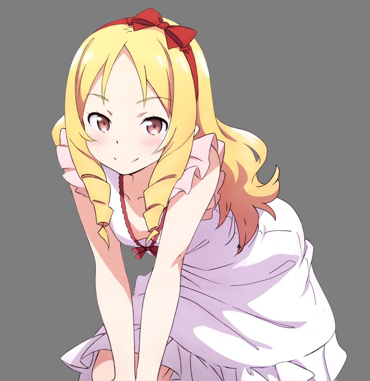 dress eromanga-sensei no_bra pajama tagme transparent_png yamada_elf