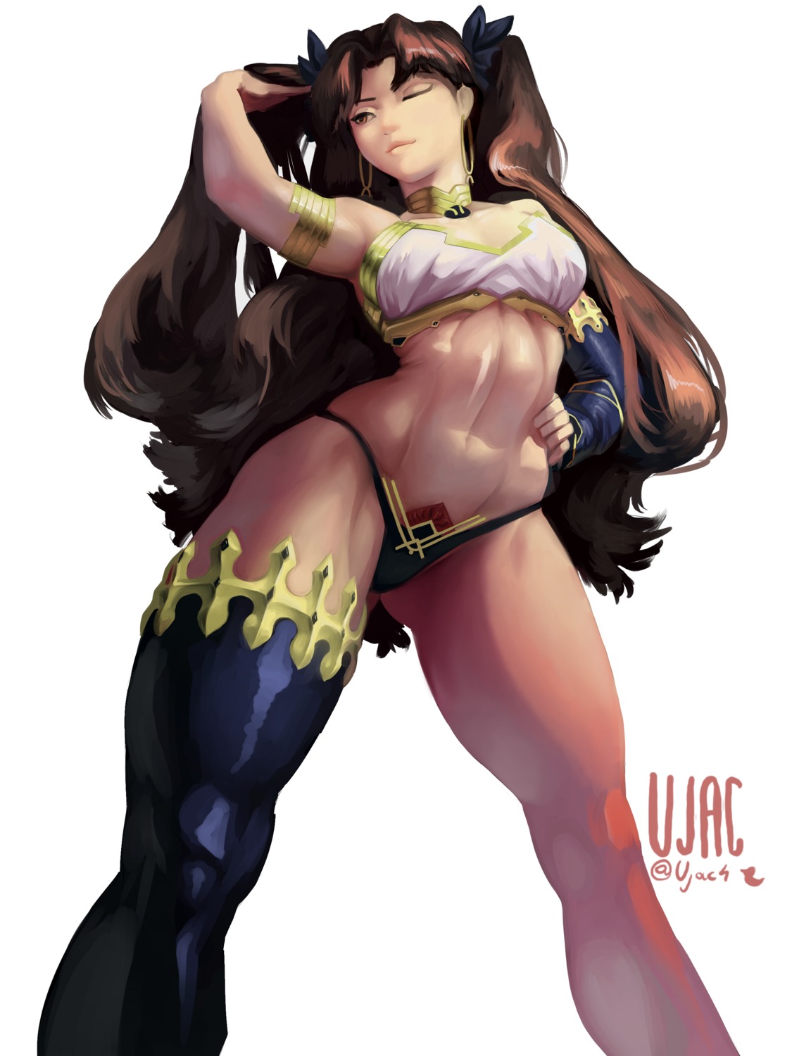 bikini_armor fate/grand_order ishtar_(fate/grand_order) thighhighs ujac