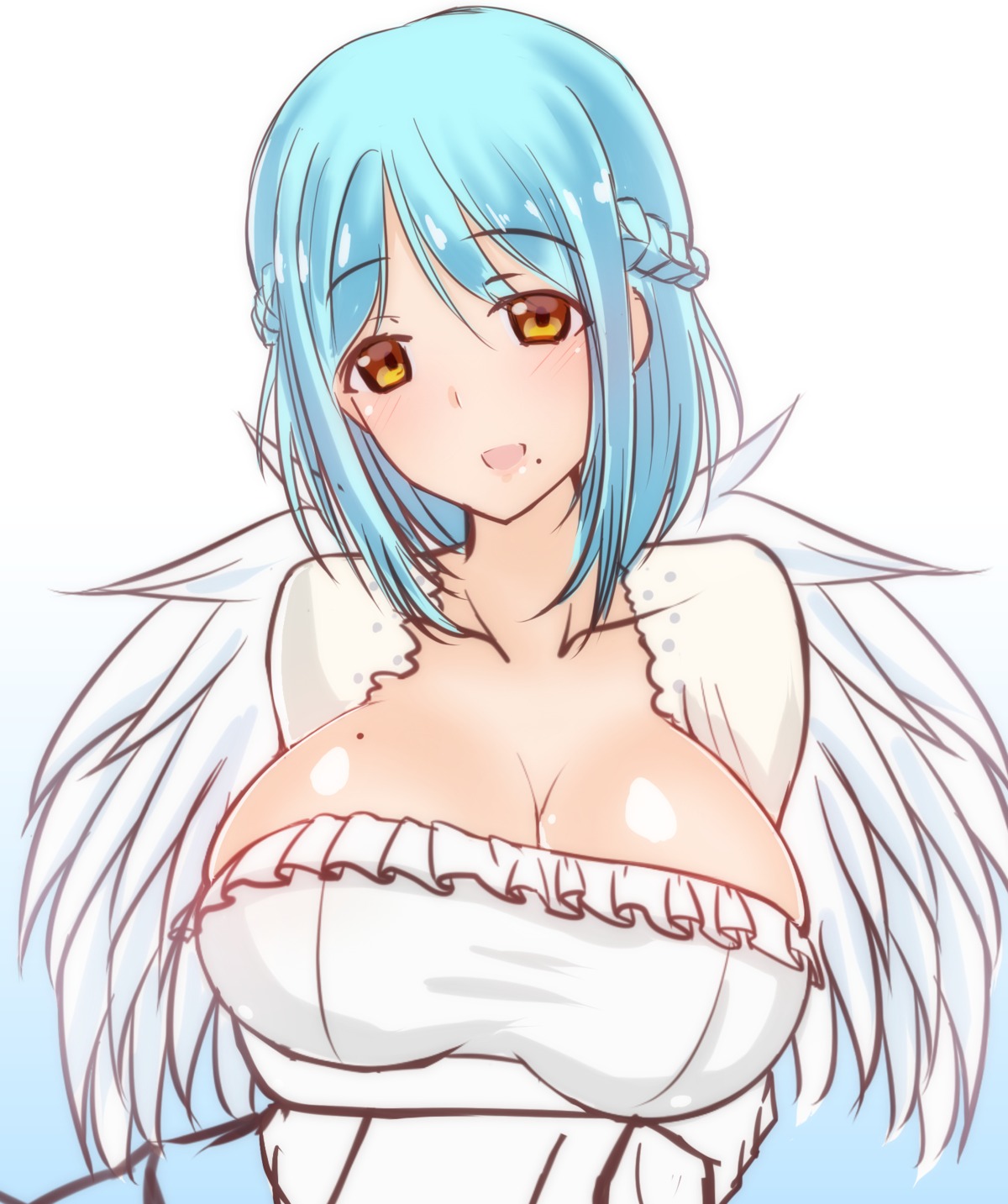 cleavage fujikusa moira_(nijisanji) nijisanji wings