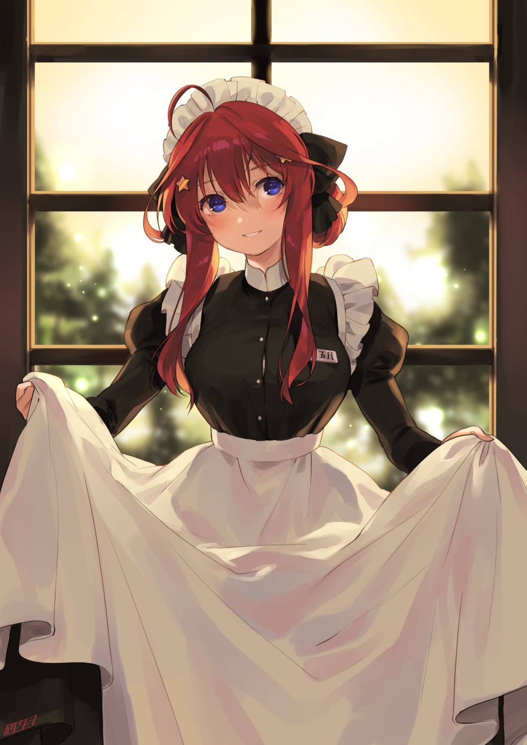 5-toubun_no_hanayome maid nakano_itsuki nys skirt_lift