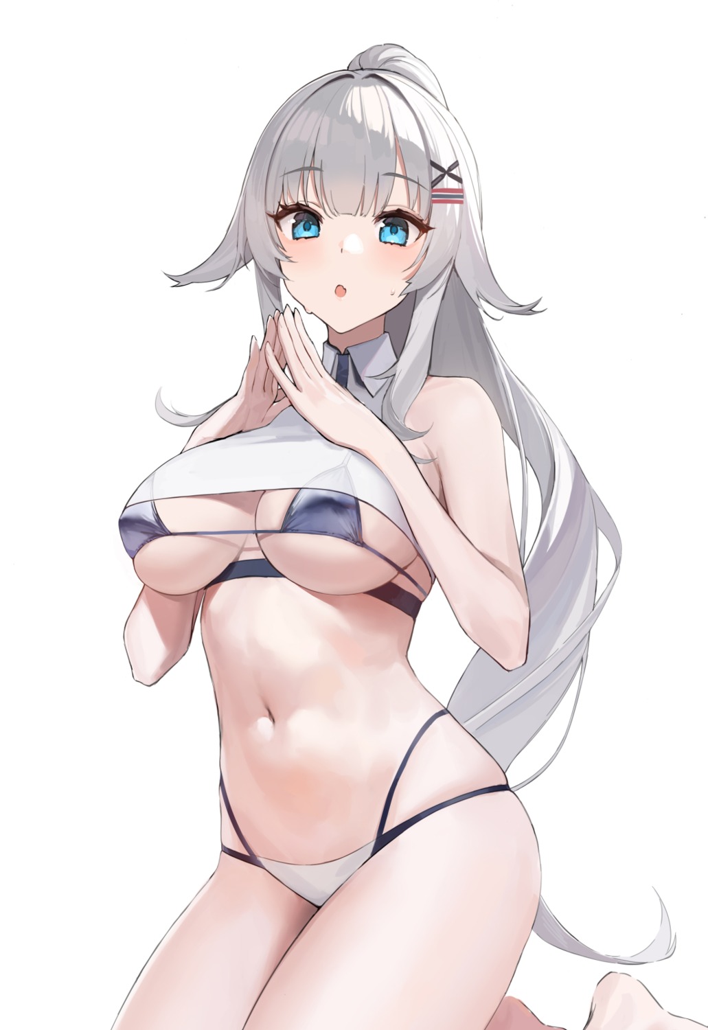 bikini c14_(girls_frontline) girls_frontline pre_(preecho) swimsuits