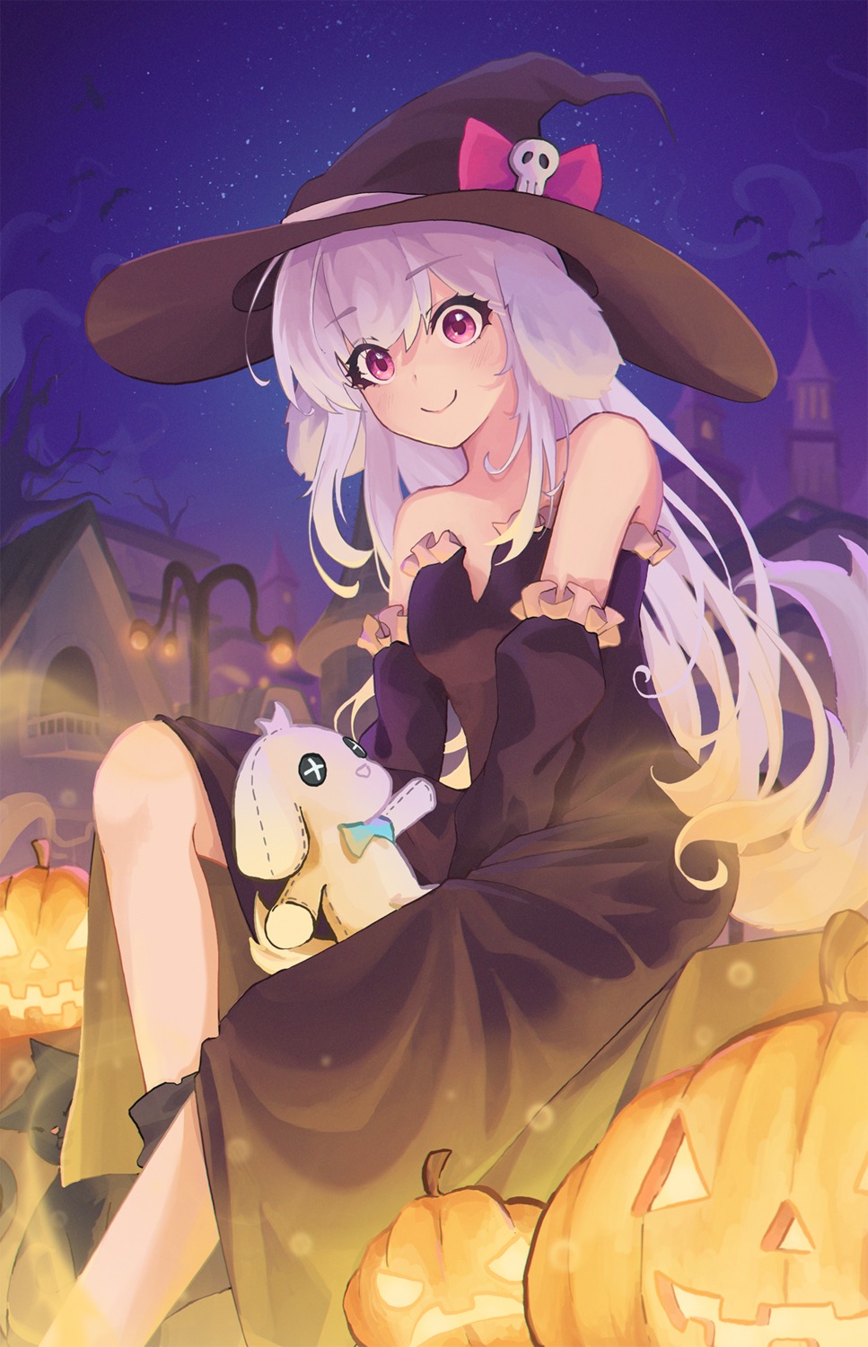 dress halloween hwashin skirt_lift witch