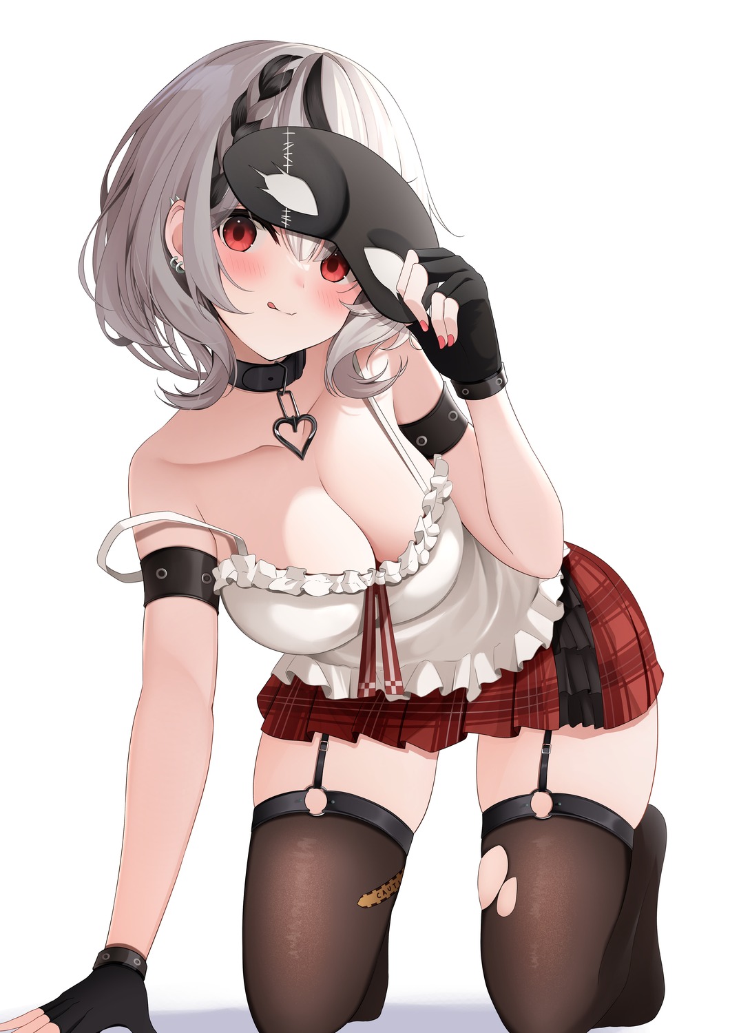 ekidona hololive sakamata_chloe stockings thighhighs