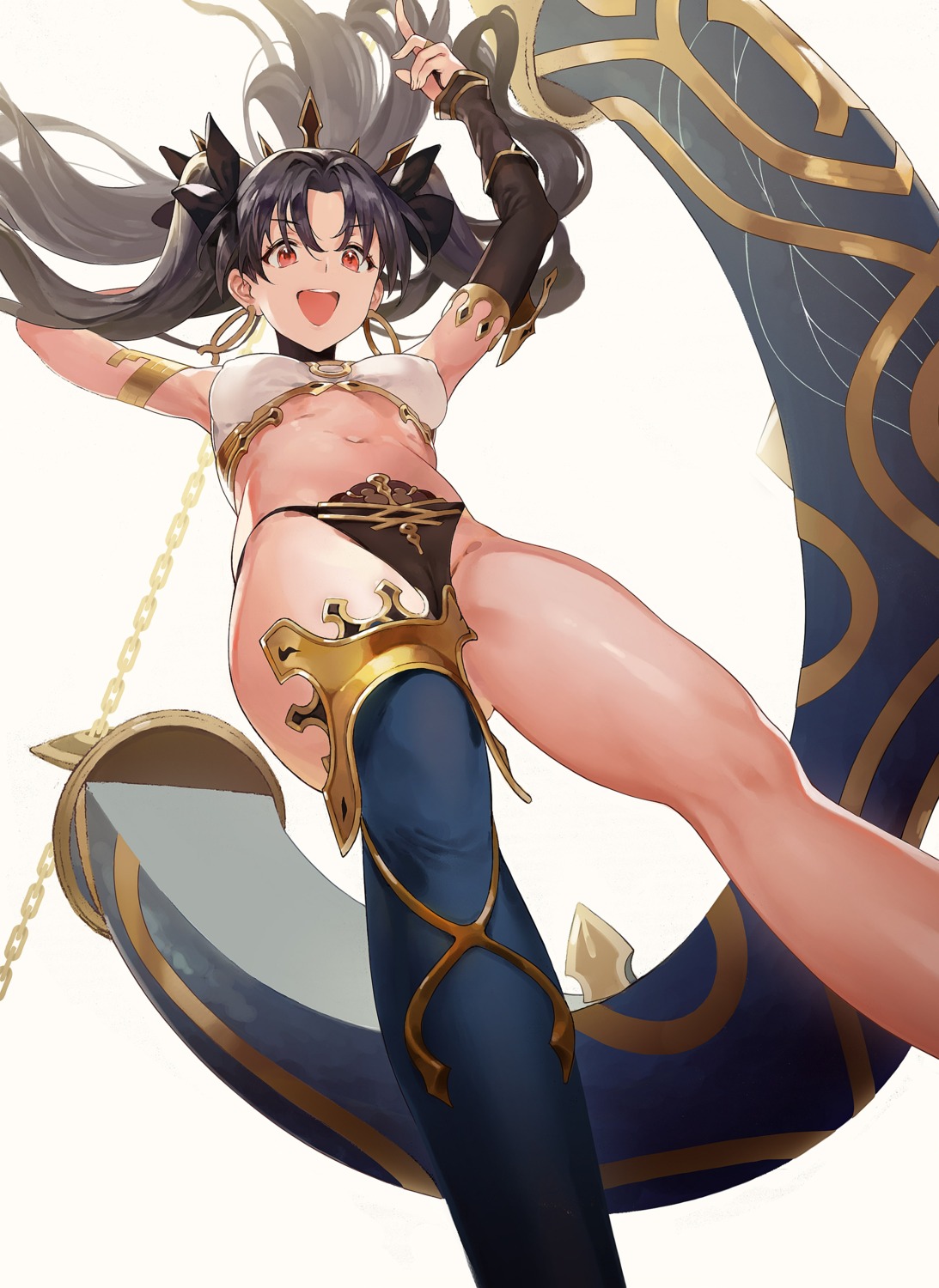 ameyame bikini_armor erect_nipples fate/grand_order ishtar_(fate/grand_order) thighhighs