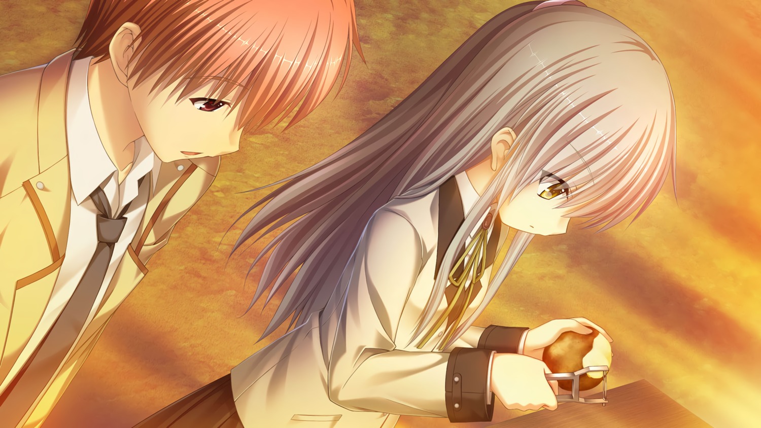 angel_beats! game_cg key na-ga otonashi_yuzuru seifuku tachibana_kanade