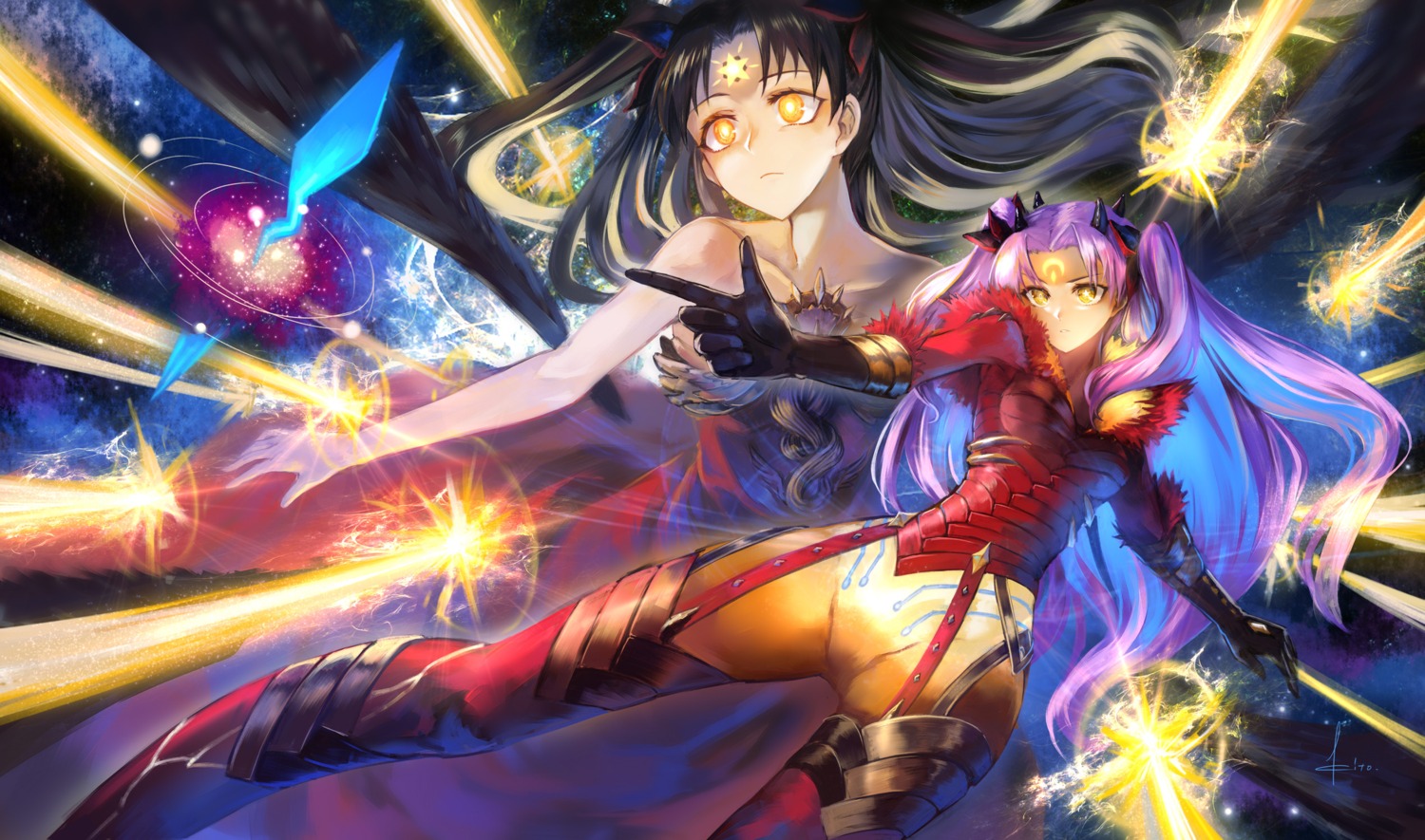 armor bodysuit fate/grand_order ishtar_(fate/grand_order) kito_(kito2) space_ishtar_(fate)