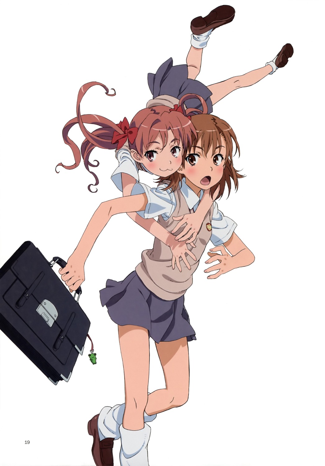 misaka_mikoto seifuku shirai_kuroko to_aru_kagaku_no_railgun to_aru_majutsu_no_index