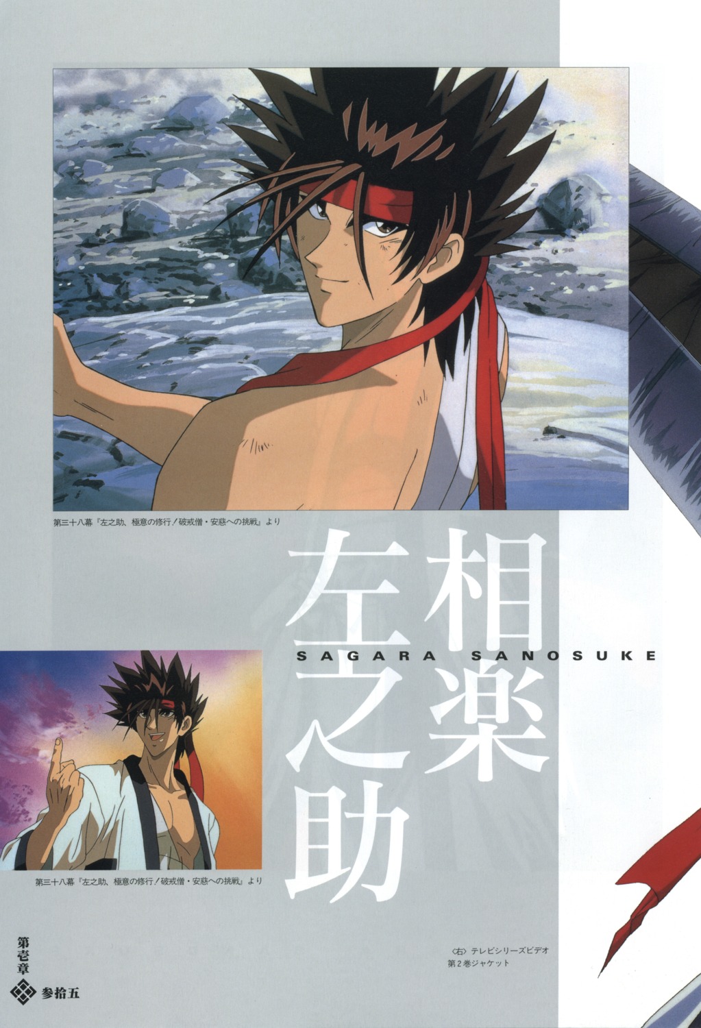 male rurouni_kenshin sagara_sanosuke