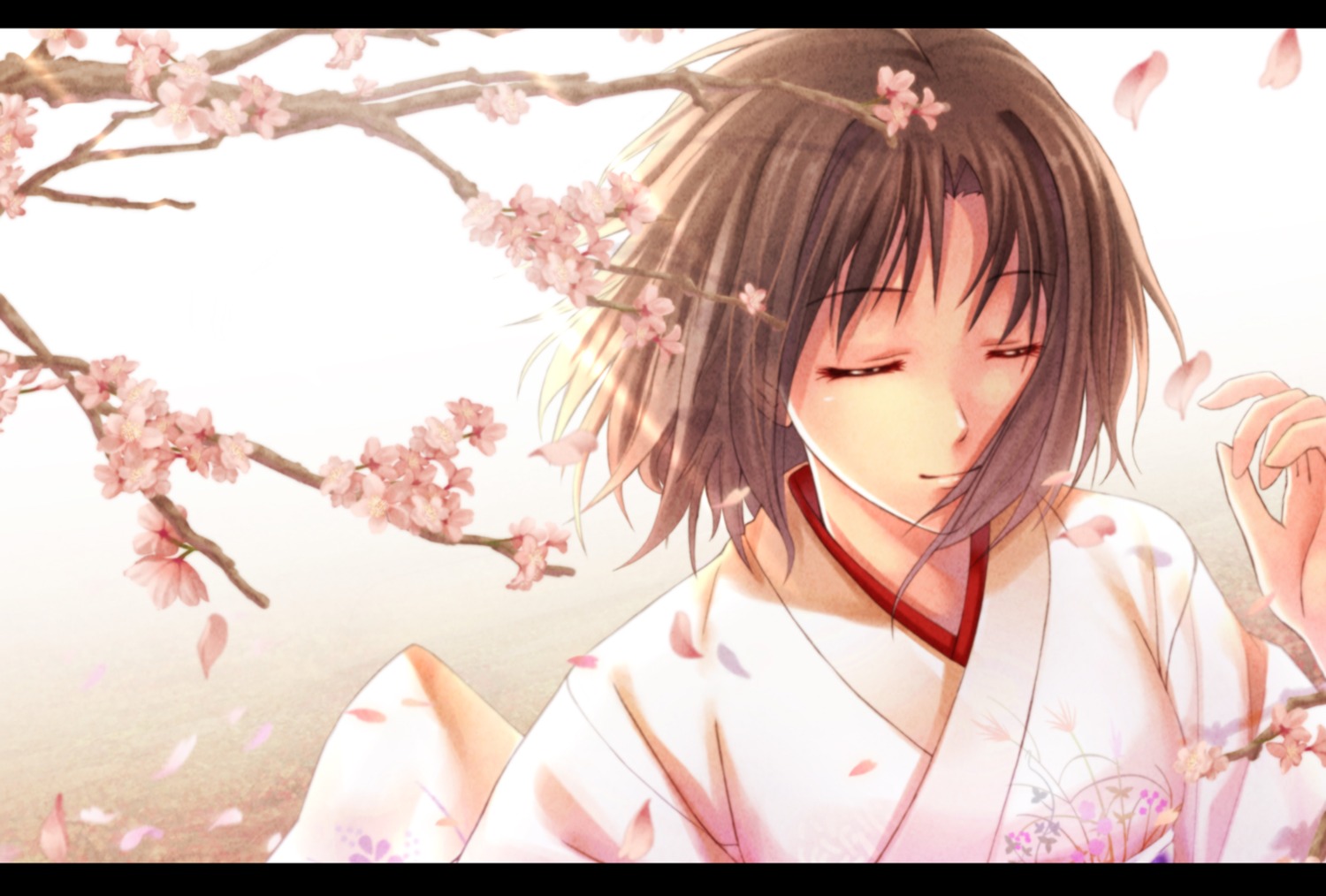 chobipero kara_no_kyoukai kimono ryougi_shiki