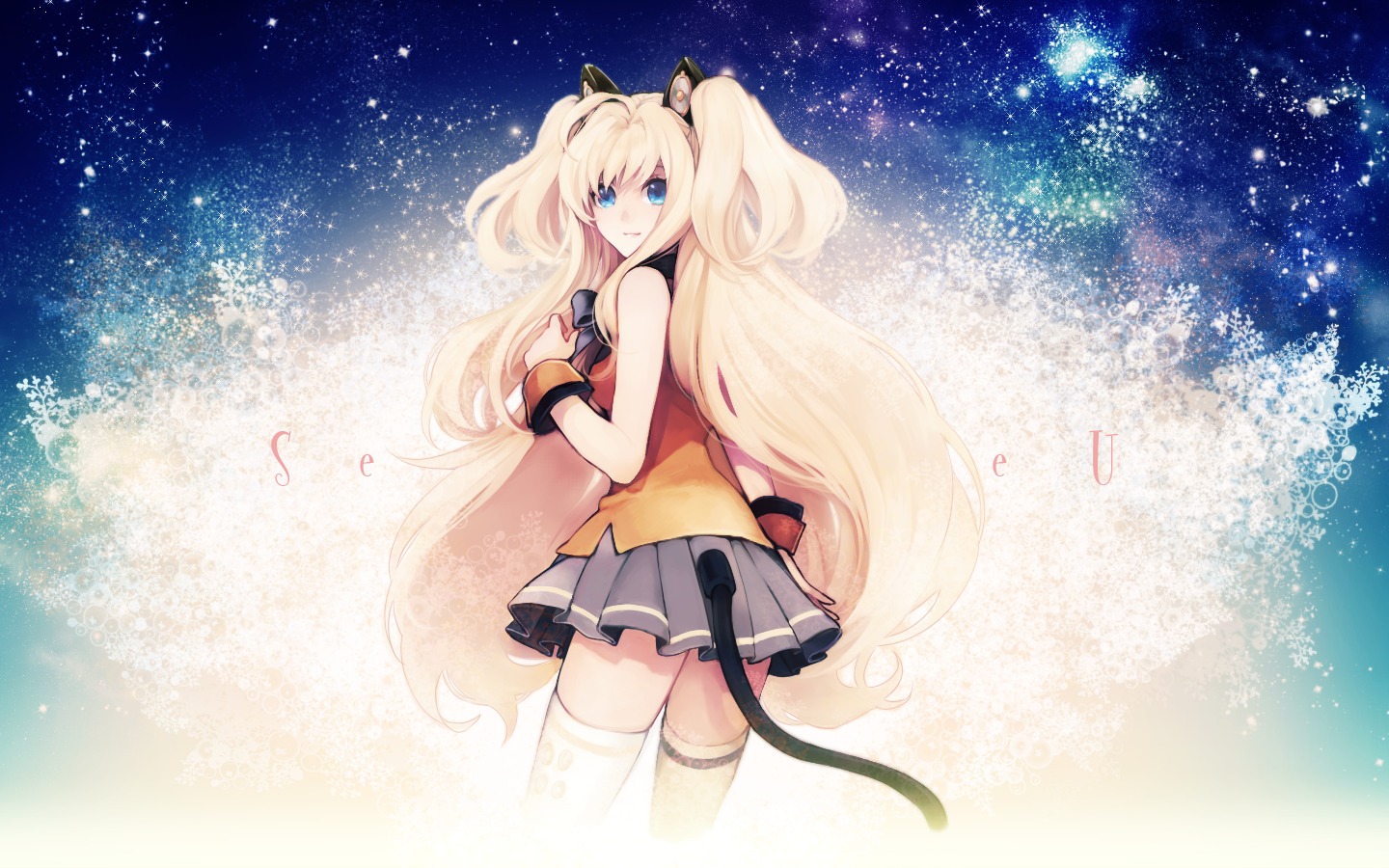 animal_ears katase_waka nekomimi seeu tail thighhighs vocaloid