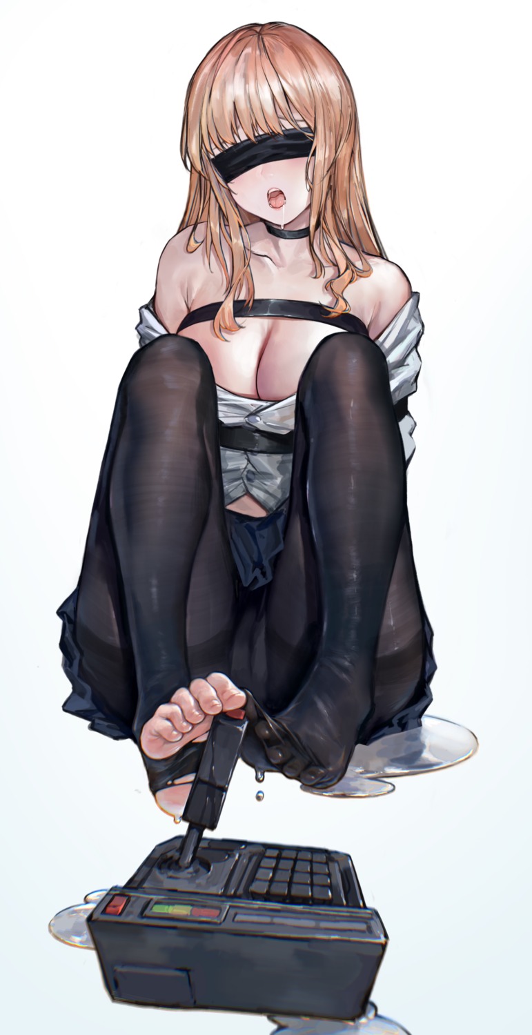 bondage cameltoe feet minami_yume no_bra open_shirt pantsu pantyhose see_through seifuku skirt_lift ssss.dynazenon torn_clothes westking wet wet_clothes