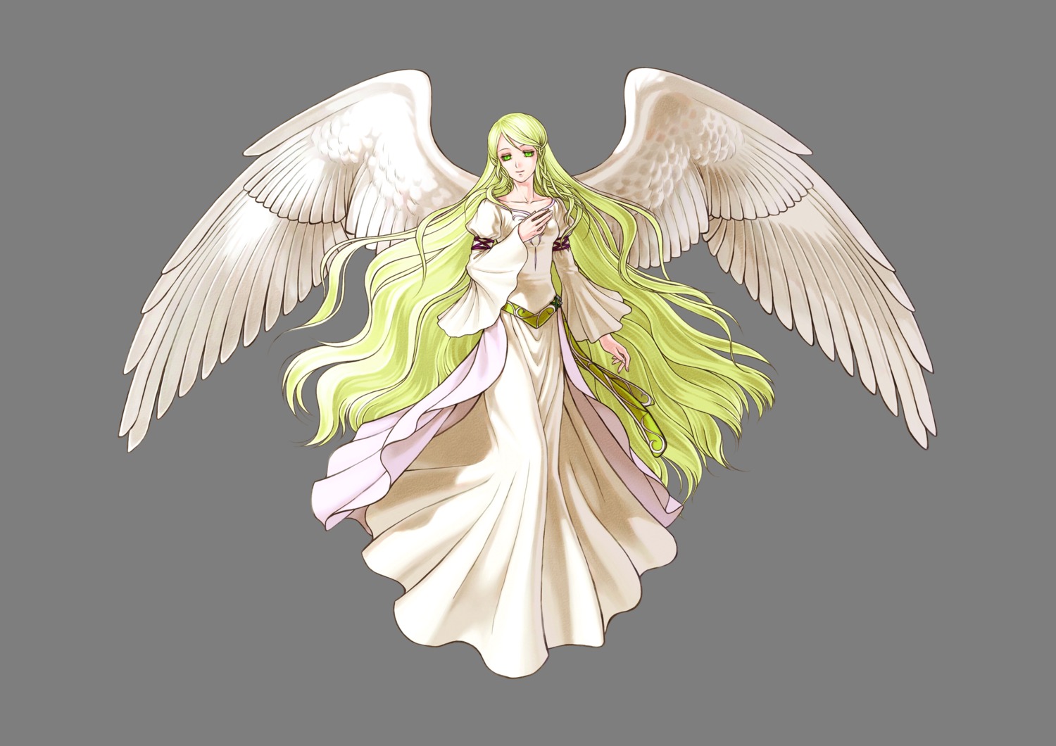 angel dress fire_emblem fire_emblem:_akatsuki_no_megami kita_senri leanne nintendo transparent_png wings