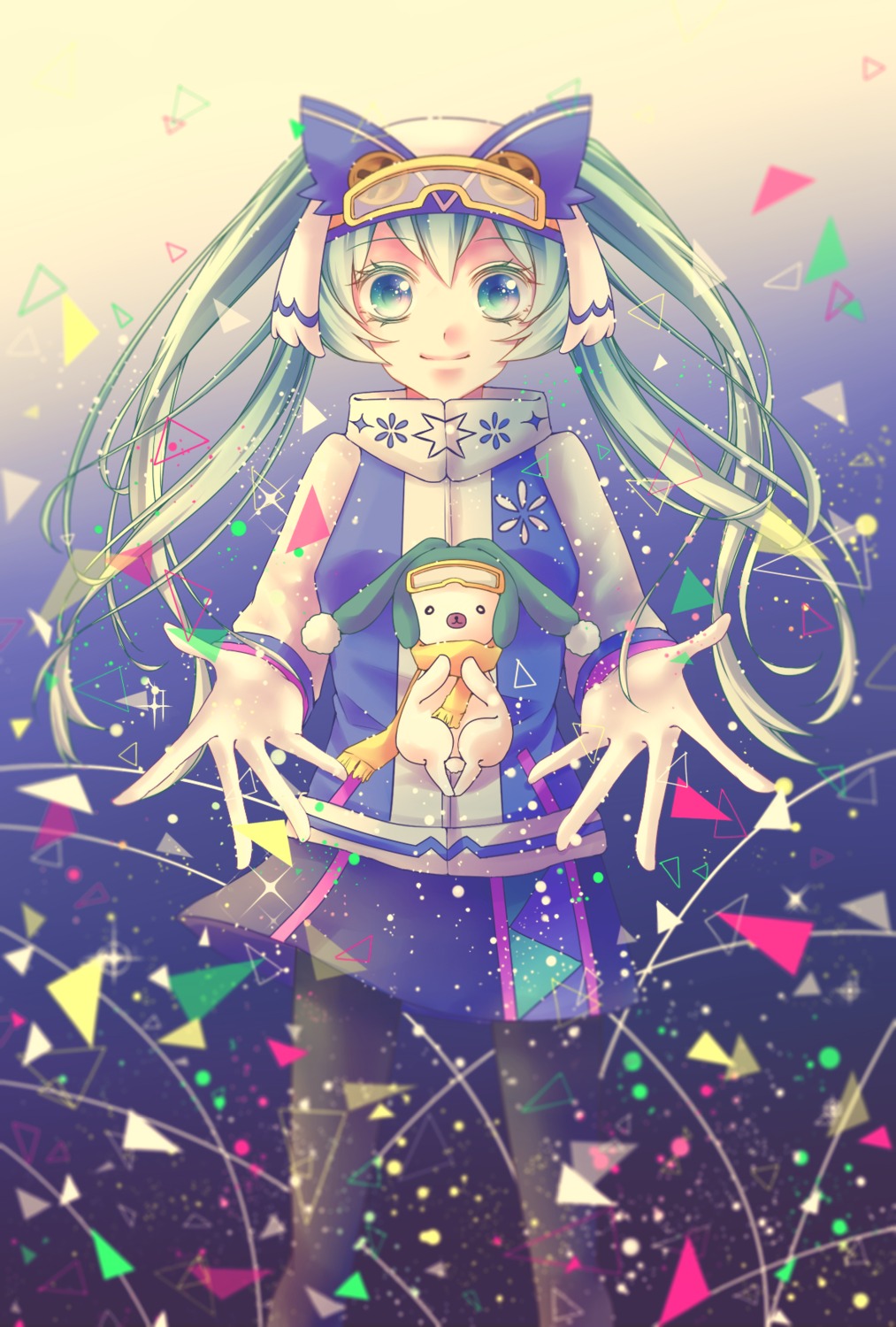 chigusano hatsune_miku pantyhose vocaloid yuki_miku