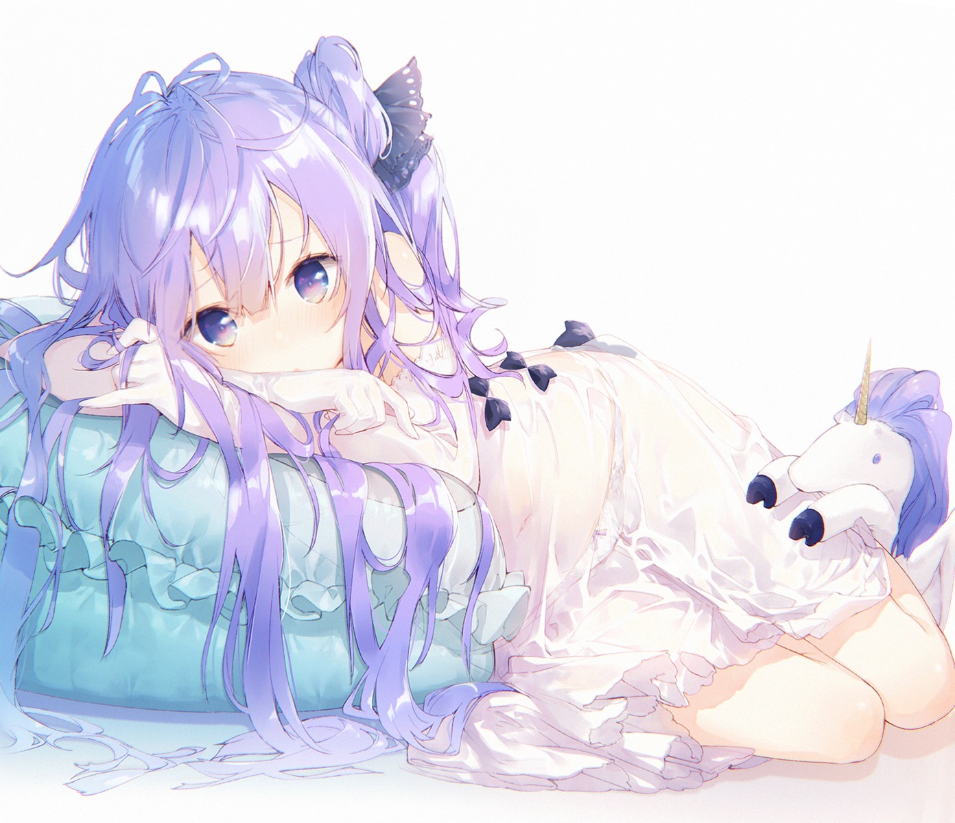 azur_lane dress mizuya pantsu see_through unicorn_(azur_lane)